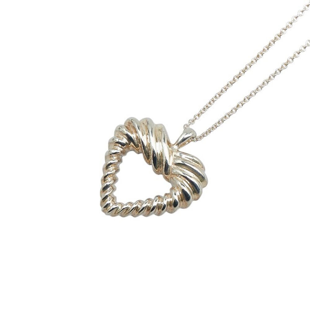 Tiffany Twisted Heart Necklace Silver Co
